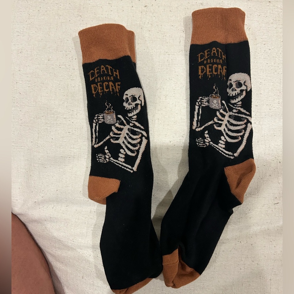 Death before Decaf Socks